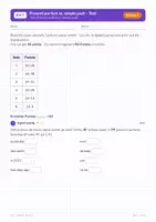 Vorschau - Arbeitsblätter - Present perfect vs. simple past – Test Klasse 7 - Seite 1