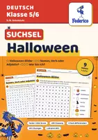 Vorschau - Arbeitsblätter - Halloween Suchsel | Wörter, Wortarten, Bräuche | 3 Stufen | LRS | Klasse 5–6 - Deckblatt