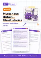 Vorschau - Arbeitsblätter - Mysterious Britain – Ghost stories Klasse 6 - Deckblatt