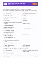 Vorschau - Arbeitsblätter - London sights – Quiz und Paare-Spiel Klasse 6 - Seite 1