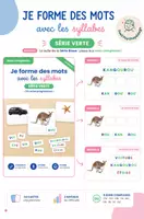 Aperçu - Apprentissages en autonomie - Je forme des mots avec les syllabes - Série Verte CP (sons complexes) - Page de couverture
