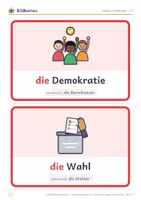 Vorschau - Arbeitsblätter - Demokratiebildung DaZ Grundschule: 18 Bildkarten & Texte - Seite 3