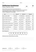 Vorschau - Arbeitsblätter - Zeitformen bestimmen – 2 Gratis-Rätsel mit Lösungswort Kl. 3–4 - Seite 2