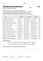 Vorschau - Arbeitsblätter - Zeitformen bestimmen – 2 Gratis-Rätsel mit Lösungswort Kl. 3–4 - Seite 3