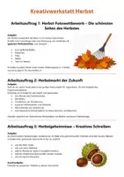 Vorschau - Arbeitsblätter - Jahreszeiten | Paket | 3 kreative Aufgaben | Unterrichtsmaterial | Klasse 5-8 - Seite 2