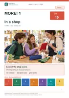 Vorschau - Unterrichtsreihen - MORE! 1 Unit 10 (LP 2023) • ENGLIVA START: In a shop – Bildgestützter Einstieg - Deckblatt