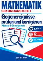 Vorschau - Arbeitsblätter - Gegenereignisse prüfen und korrigieren | Mathematik Klasse 8 Gymnasium | 10 Arbeitsblätter mit Lösungen als PDF - Deckblatt