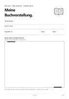 Vorschau - Arbeitsblätter - Buchvorstellung – Perfekte Vorlage zur Vorbereitung - Seite 3
