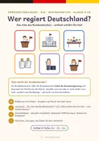 Vorschau - Arbeitsblätter - Bundeskanzler DaZ im Paket: Grundschule + Sek - Seite 1
