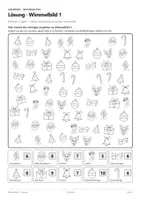 Vorschau - Mal- und Bastelvorlagen - Weihnachts-Wimmelbilder – Suchen, zählen und aufschreiben - Seite 3