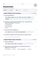 Vorschau - Arbeitsblätter - Klassenarbeit Deutsch Klasse 4: Satzglieder und Zeitformen (Gruppe A/B) - Seite 2