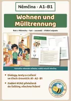 Náhled - Wohnen und Mülltrennung – němčina A1, A2, B1 | byt, sousedé, domovní řád, třídění odpadu, zálohy na lahve | dvojjazyčná zadání | 2. stupeň ZŠ a SŠ - krycí list