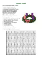 Vorschau - Arbeitsblätter - Advent | Suchsel mit Fragen | Rätsel | Unterrichtsmaterial | Klasse 5-8 | mit Lösungen - Seite 3