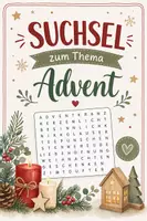 Vorschau - Arbeitsblätter - Advent | Suchsel mit Fragen | Rätsel | Unterrichtsmaterial | Klasse 5-8 | mit Lösungen - Deckblatt