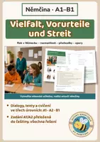 Náhled - Vielfalt, Vorurteile und Streit – němčina A1, A2, B1 | představení, předsudky, pocity, mediace | dvojjazyčná zadání | 2. stupeň ZŠ a SŠ - krycí list