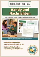 Náhled - Handy und Nachrichten – němčina A1, A2, B1 | mobil, zprávy, telefonování, bezpečnost na internetu | dvojjazyčná zadání | 2. stupeň ZŠ a SŠ - krycí list