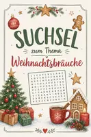 Vorschau - Arbeitsblätter - Weihnachtsbräuche | Suchsel mit Fragen | Rätsel | Unterrichtsmaterial | Klasse 5-8 | mit Lösungen - Deckblatt