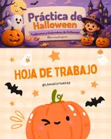 Vista previa - Hojas de trabajo - Hoja de trabajo Halloween - Primer Ciclo - Portada