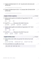 Vorschau - Arbeitsblätter - Klassenarbeit Mathe Klasse 6: Bruchrechnung – Anteile, Kürzen, Vergleichen, Rechnen (Gruppe A/B) - Seite 3