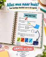 Voorbeeld - Controleblad agenda - Voorblad
