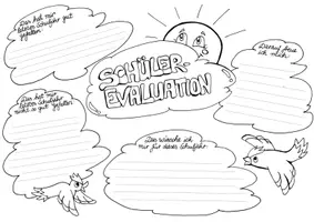 Vorschau - Arbeitsblätter - SchülerInnen_Evaluation - Seite 1