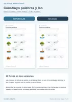 Vista previa - Hojas de trabajo - Aprender a leer 9: sílabas inversas y cerradas - página 2