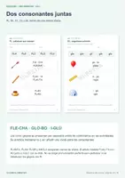 Vista previa - Hojas de trabajo - Aprender a leer 10: PL BL FL CL GL - página 3