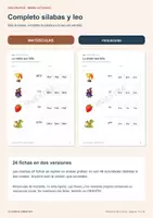 Vista previa - Hojas de trabajo - Aprender a leer 11: PR BR FR TR DR CR GR - página 2