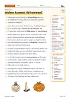 Vorschau - Arbeitsblätter - Die Halloween-Stunde | Klasse 5–6 | Escape-Rätsel, Sachtext, Lückentext, Rätsel + Girlande | LRS - Seite 2