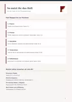 Vorschau - Arbeitsblätter - Theater - Regiebuch - Probe bis Aufführung - Seite 1