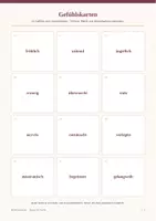 Vorschau - Aufgabenkarten - Theater-AG Freebie - 24 Satz- & Gefühlskarten für spontanes Schauspiel - Seite 1