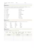 Vista previa - Hojas de trabajo - Birthday – Vocabulario de inglés 1º ESO - página 2