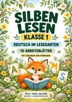 Vorschau - Arbeitsblätter - Silben lesen Klasse 1 – Tierfreunde | Deutsch Klasse 1 | 10 Arbeitsblätter als PDF - Deckblatt