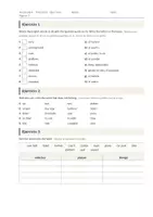 Vista previa - Hojas de trabajo - Transport – Vocabulario de inglés 1º ESO - página 2