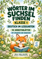Vorschau - Arbeitsblätter - Wörter im Suchsel finden Klasse 1 – Tierfreunde | Deutsch Klasse 1 | 10 Arbeitsblätter als PDF - Deckblatt
