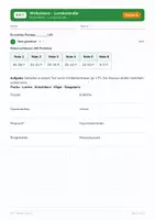 Vorschau - Arbeitsblätter - Wirbeltiere – Lernkontrolle (Klasse 5) - Seite 1