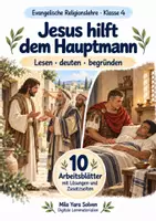 Vorschau - Arbeitsblätter - Jesus hilft dem Hauptmann | Religion Klasse 4 Arbeitsblätter | Evangelische Religionslehre | 10 Arbeitsblätter als PDF - Deckblatt