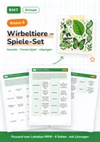 Vorschau - Arbeitsblätter - Wirbeltiere – Spiele-Set (Klasse 5) - Deckblatt