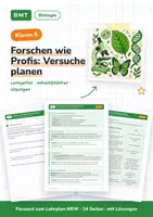 Vorschau - Arbeitsblätter - Forschen wie Profis: Versuche planen Klasse 5 - Deckblatt