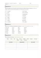 Vista previa - Hojas de trabajo - Vocabulario: de Feelings a Countries – Paquete de inglés 1º ESO - página 2
