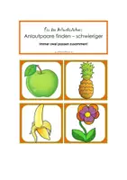 Vorschau - Stundenentwürfe - Differenziertes Anlautkörbchen - SCHWIERIG - Seite 1