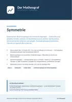 Vorschau - Test - Symmetrie (Kl. 5) – Klassenarbeit mit Bewertung und Vorbereitung - Deckblatt