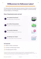 Vorschau - Arbeitsblätter - Halloween-Experimente Klasse 5–6 | 4 Gruselversuche aus Chemie und Physik - Seite 1