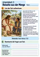 Vorschau - Arbeitsblätter - Jesus hilft einem gehörlosen Mann | Religion Klasse 4 Arbeitsblätter | Evangelische Religionslehre | 10 Arbeitsblätter als PDF - Seite 3