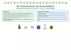 Vorschau - Spiele - Mathe Adventskalender: "Die Schneekarte von Schneefelden" (K5) - Seite 2