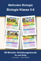 Vorschau - Arbeitsblätter - Methoden Biologie, Mikroskopieren - Biologie Klasse 5-6, Vertretungsstunde - Deckblatt