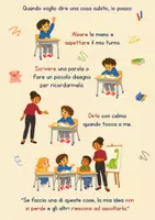 anteprima - Materiale di supporto/inclusione - Storie Sociali - Come stare bene in classe I. 5 storie su impulsività, voce alta e movimento in classe, per ADHD, BES, DSA e autismo - Pagina 3