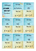 Vorschau - Spiele - Bundle: Mathepiele Ich habe, wer hat? Einmaleins und Teilen (Kl. 2-4) - Seite 3