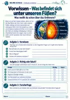 Vorschau - Stundenentwürfe - Aufbau der Erde & Gesteinskreislauf – Erdschichten, Gesteinsarten, Plattentektonik | Erdkunde Klasse 5 | 20 Seiten + Lösungen - Seite 1