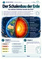 Vorschau - Stundenentwürfe - Aufbau der Erde & Gesteinskreislauf – Erdschichten, Gesteinsarten, Plattentektonik | Erdkunde Klasse 5 | 20 Seiten + Lösungen - Seite 3